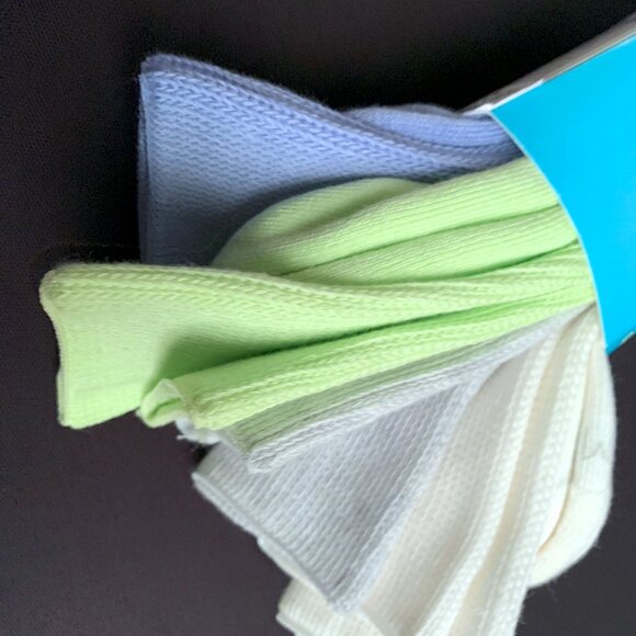 BOMBAS 4 Pairs Cotton Micro Honeycomb Midweight Ultra Stretch Socks MEDIUM NWT - Picture 6 of 7